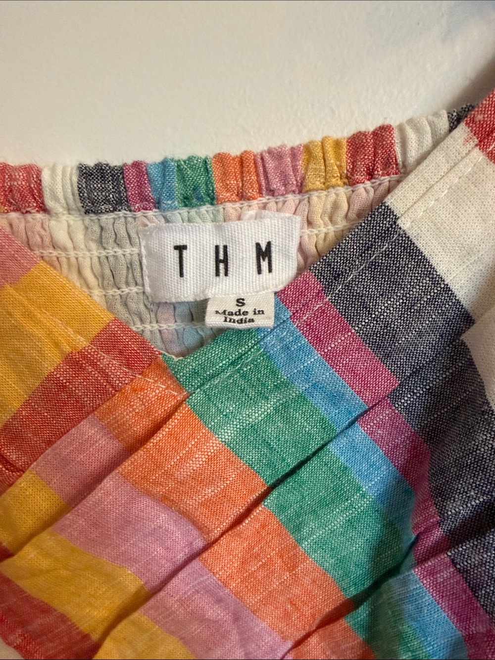 THML Multicolor Striped Ruffle Strap Maxi Dress - Picture 2 of 2